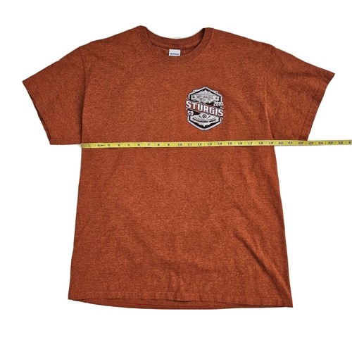Sturgis 79th Motorcycle Bike Rally Week 2019 South Dakota T-Shirt (Mens Large) - Picture 5 of 6