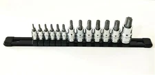 13pc Proto Blackhawk Professional Star Torx Bit Socket Set T8--T60 HW-9513T