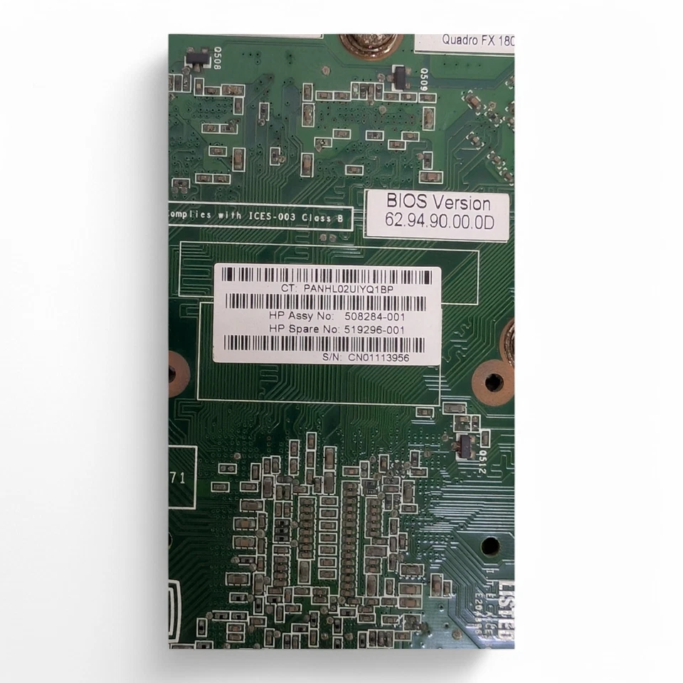 3 X HP NVIDIA Quadro FX 1800 768MB GDDR3 PCIe x16 Graphics Card P/N: 519296-001 - Image 4 of 4