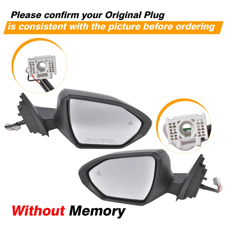 Nuevo juego de espejos retrovisores térmicos para Hyundai Santa Cruz Tucson SEL 2,5 L L4 gas Foto 2 de 4