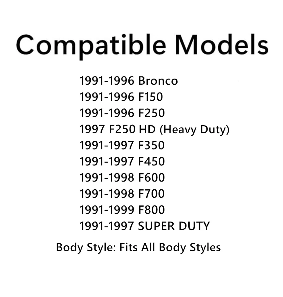 Fits 1991-1996 Ford Bronco / F Series Driver Left Side Front Door Window Glass - Image 2 of 4