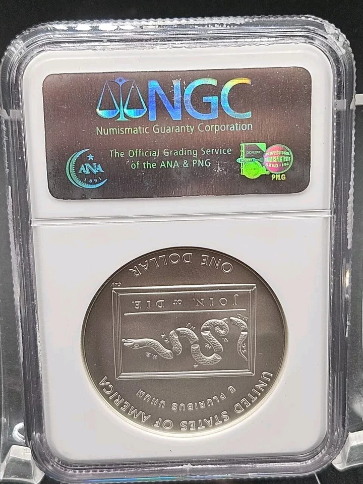 2006-P Ben Franklin (Scientist) Commemorative Dollar | NGC MS69 - Image 2 of 4