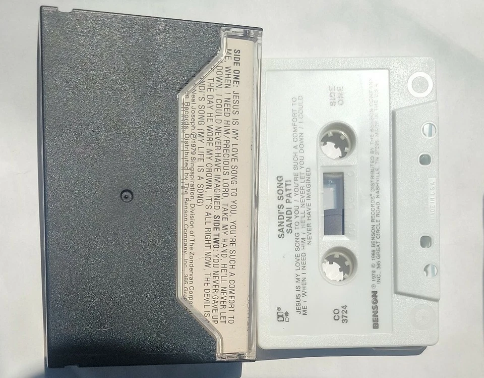 vintage Sandi Patti Audio Cassette Tapes Lot Gospel Christmas Worship Music Foto 4 de 4