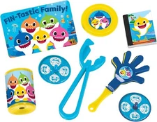 Baby Shark Dance Pinkfong Cartoon Kids Birthday Party 48 pc. Favor Pack