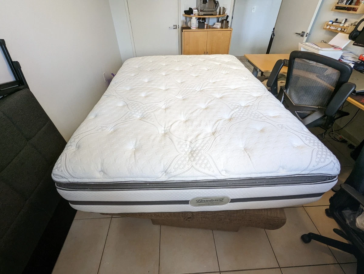 beautyrest recharge signature select pillowtop firm with mattress protector