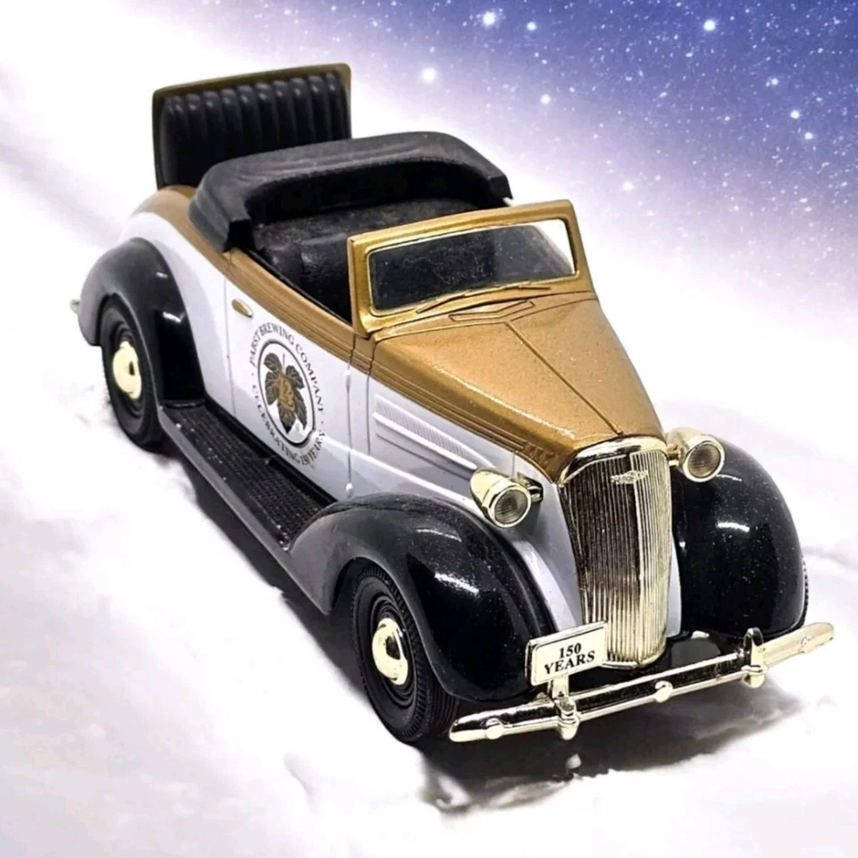 De colección Liberty Classics Die Cast Car Bank 1937 Chevy Pabst Brewing SIN LLAVE 1:25 Foto 3 de 4