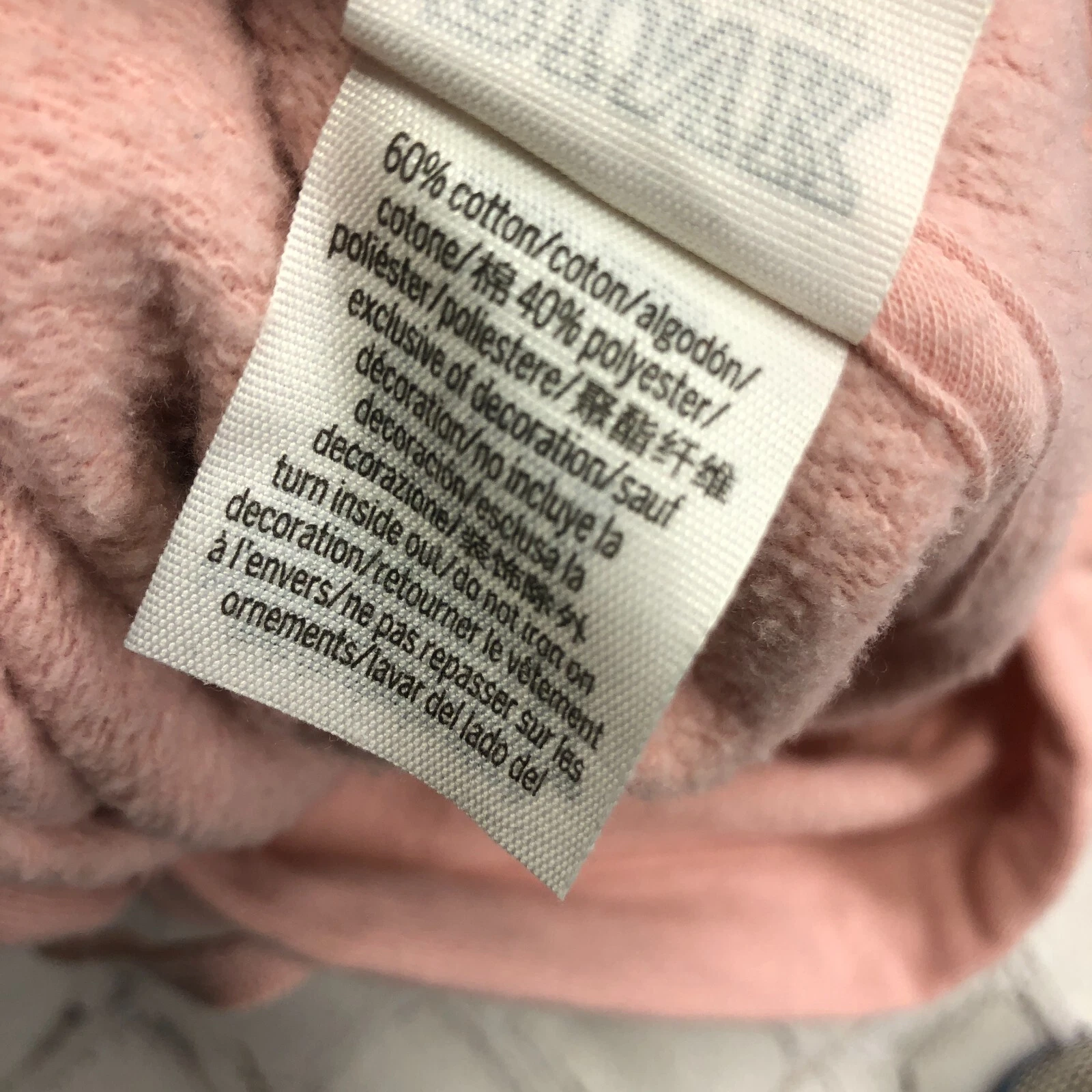 UNDERCOVER Felpa con cappuccio donna ROSA Victoria's Secret taglia media B189 18C