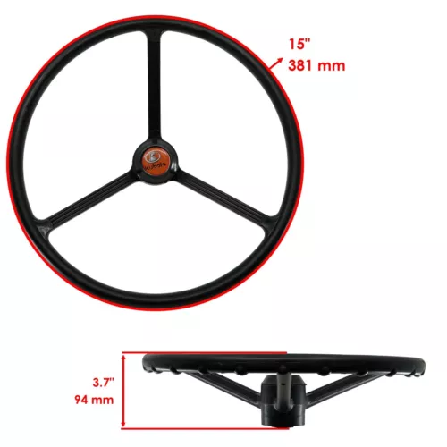 Volante y eje con brazo para Kubota L1500 L2000 L2201 L225 L175 - Imagen 2 de 6