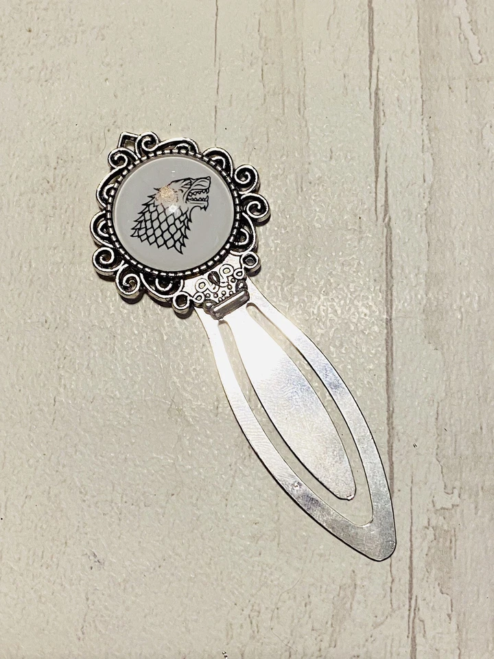 Game Of Thrones BOOKMARK House Stark (Direwolf) - Metal Bookmark