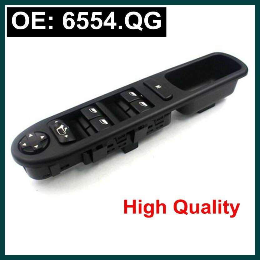 プジョー207 パワーウィンドウスイッチ 6554.QG 右ハンドル用 プジョー207 パワーウィンドウスイッチ 6554.QG 右ハンドル用