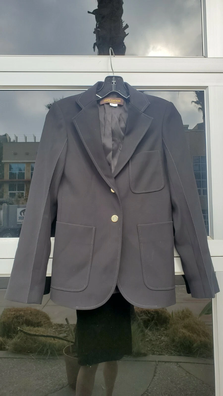 LOUIS VUITTON（LV） LOUIS VUITTON LV Blazer Nero Su misura FR 32 XS S UNIFORMI OTTIME Small 0 2