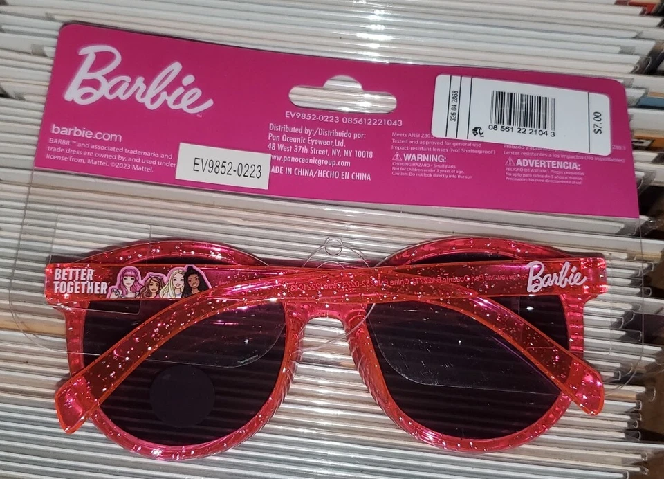 Gafas de sol Barbie para niñas tintadas brillantes 100 % protección UV nuevas Foto 2 de 2