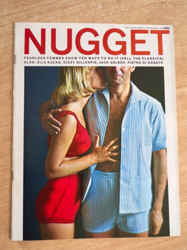 NUGGET MAN'S WORLD Magazine November 1963 Vol. 8 #5 PINUP HIGH GRADE FILE COPY - Picture 2 of 5
