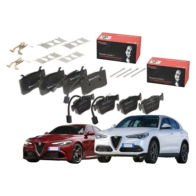 Pastiglie Freno Anteriori E Posteriori Brembo Per Alfa Romeo Stelvio Giulia 2.2