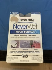 Rust-Oleum Neverwet Clear Moist Repelling Treatment Metal 18 oz!
