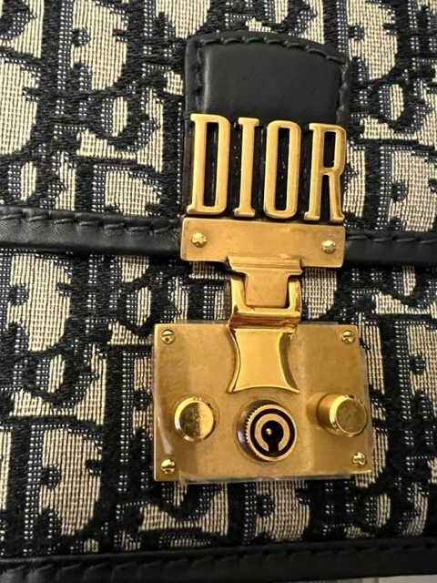 Dior Embroidery Oblique Canvas Tote