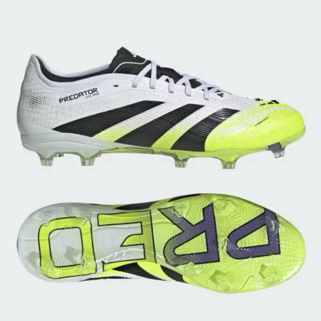 adidas Predator 24 Pro FG Cloud White Core Black Lucid Lemon for