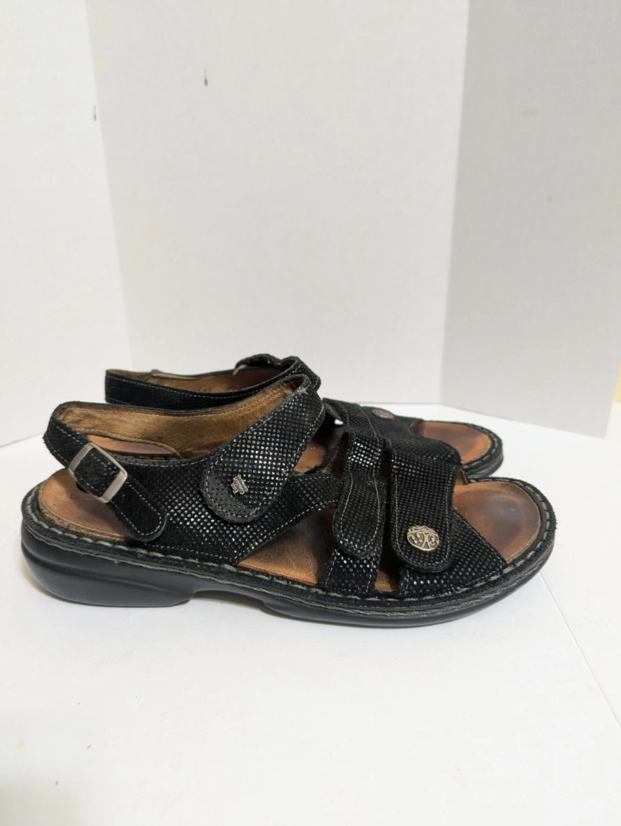 Finn Comfort Black and Brown Woman\'s Sandals Sz 8 like NEW perfect condition Amazon.com | Finn Comfort Women main image 4