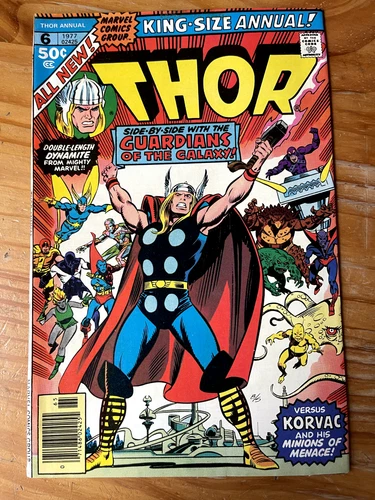 The Mighty Thor King Size Annual #6 Vintage Marvel Comic 1977 - Raw Ungraded
