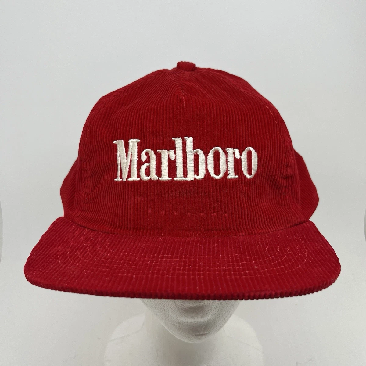 レア marlboro cap hat corduroy コーデュロイ プロモ Marlboro Font