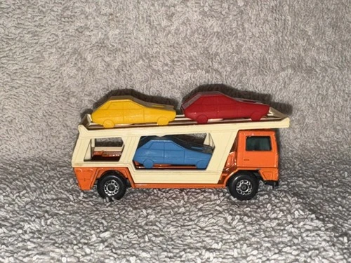 Matchbox Car Transporter No.11 Lesney 1976 England Vintage Orange