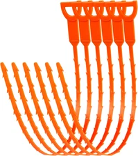 25 Inch Hair Drain Cleaner Tool, Clog Remover Tool, 6 Pack Drain Auger Hair Cle