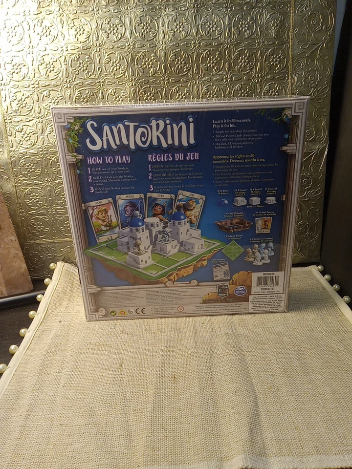 SANTORINI Board Game SEALED New 2016 Spin Master Gordon Hamilton NIB Rare  - Image 2 of 4