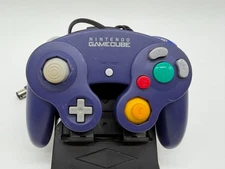 OFFICIAL Nintendo GameCube Wii U Controller DOL-003 Indigo Purple 8/10 Stick