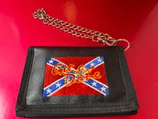 Get er Done Men's Trifold Wallet with Chain