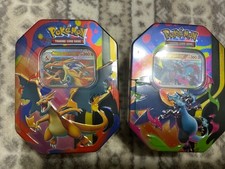 Pokemon TCG - Mega Charizard ex Tin Set of 2 Tins - Brand New Sealed
