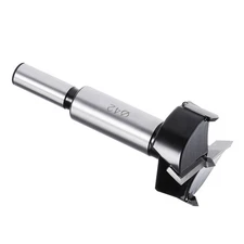 Forstner Drill Bit - [42mm] Carbide Wood Auger Opener Boring Bit, Black