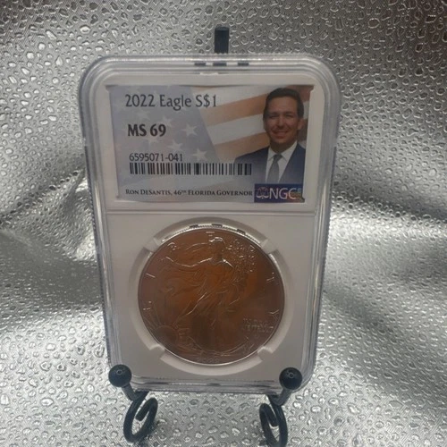 U.S. Mint American Eagle 2022 Silver $1 1 oz NGC MS 69 Business Strike Coin