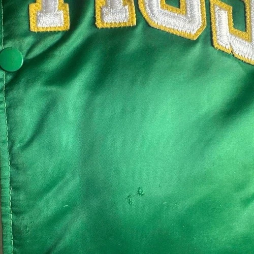 Vintage Starter Jacket Boston Celtics Satin Green NBA Basketball 90s Outerwear image 3