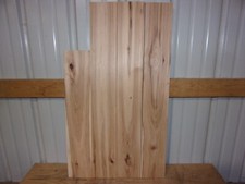 4 PC RUSTIC HICKORY LUMBER WOOD KILN DRIED BOARDS 3/4" THICK LOT 891LL END MATCH