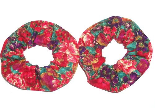 Cabello Scrunchie Floral Flores Rosa Corbata Cola de Caballo Soporte Scrunchies por Sherry NUEVO - Imagen 52 de 66
