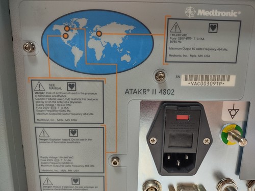 Medtronic Atakr II modèle 4803 système avancé d'ablation RF EN60601-1 pour pièces - Photo 14/21