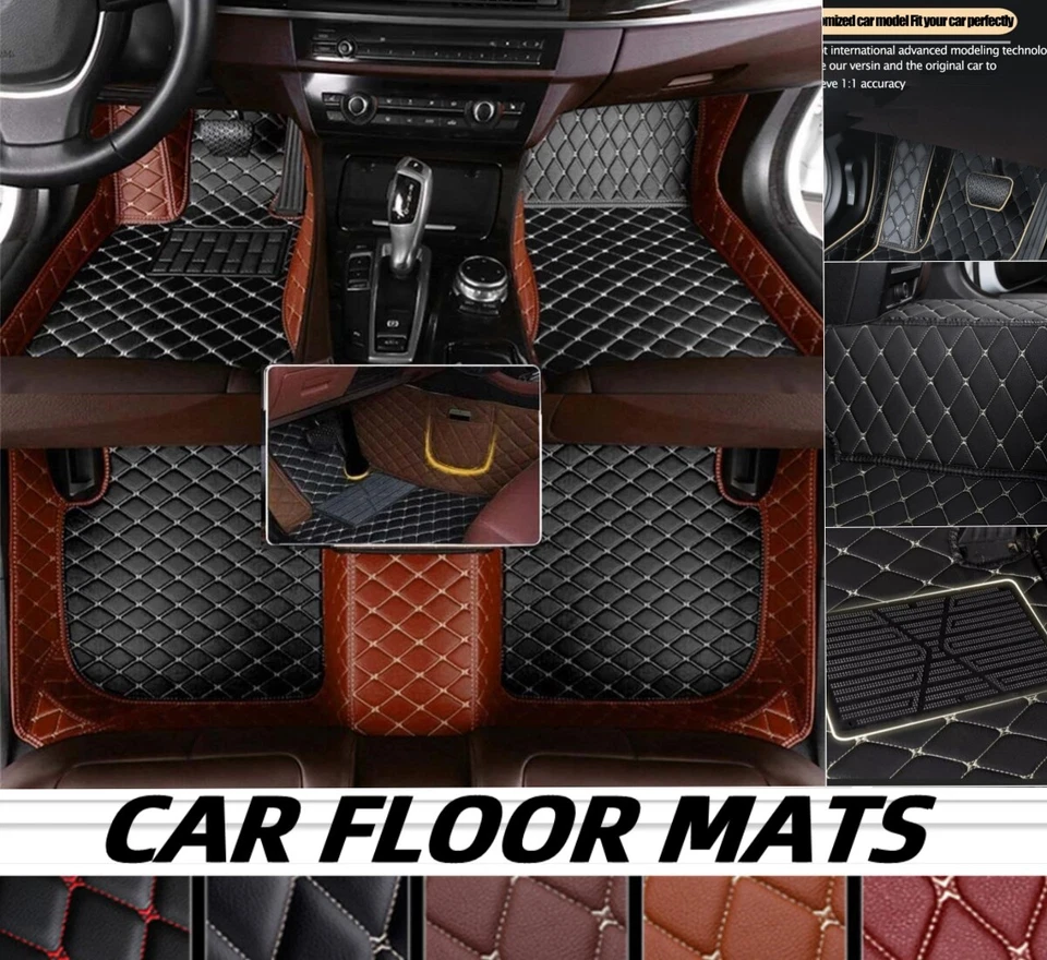For Mini Car Floor Mats Countryman 2011-2016 Custom All Weather PU Leather Liner - image 3 of 4
