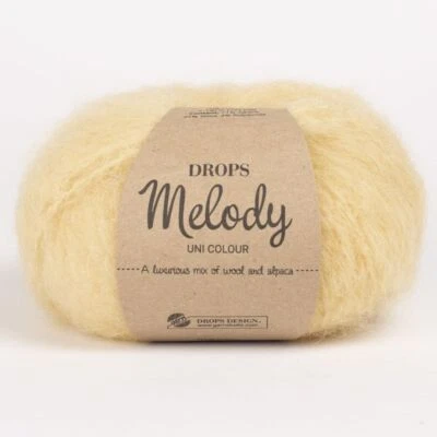 Chunky Merino Wool and Brushed Alpaca Knitting Yarn - DROPS Melody - Image 1 of 3