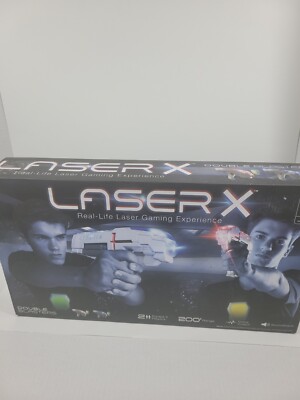 LASER X - Double Morph Blasters - 2 Player 200' Laser Gaming Experience In Box