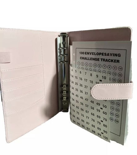 100 Envelope Savings Challenge Binder $5050 money saving cash Budget set of 2 - Picture 7 of 7