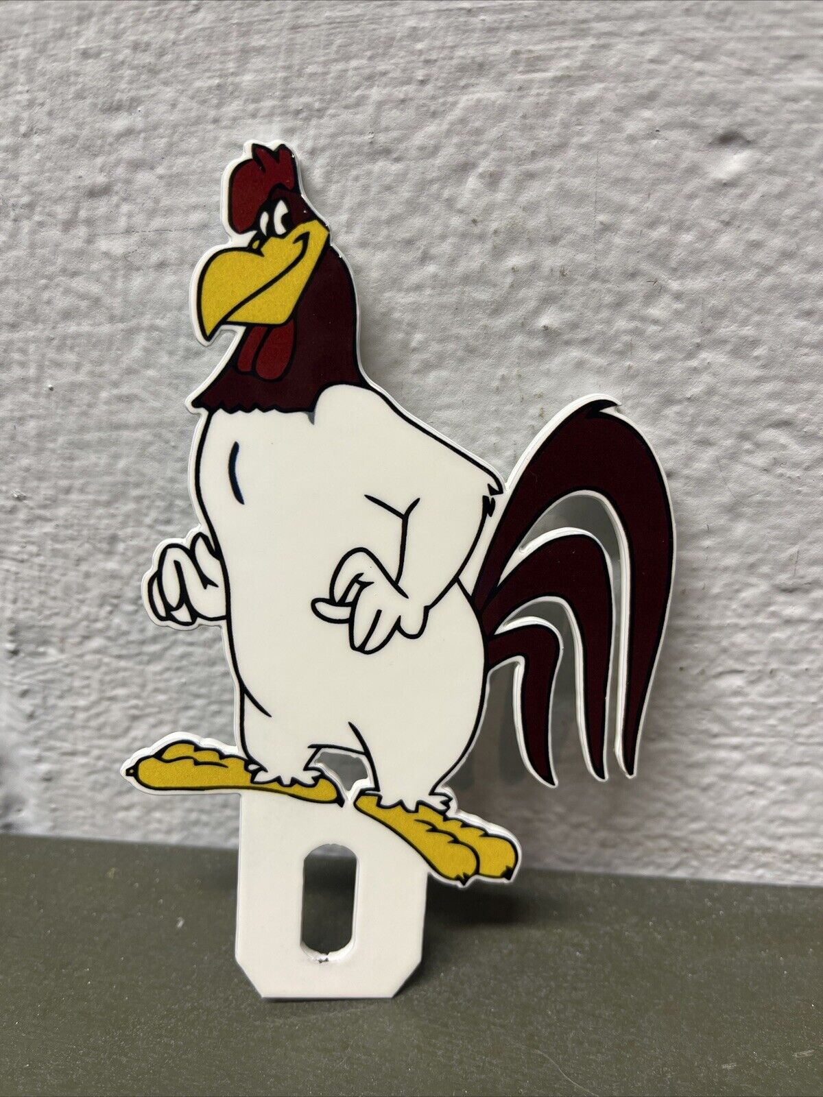 Foghorn Leghorn Cartoon Character Metal Plate Topper Gas And Oil Tv Rooster  | eBay