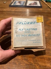Vintage PFLUEGER Fly casting reel-Box only