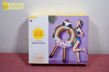 Sun Squad Inflatable Sloth Swim Tube Novelty Float 5 Foot