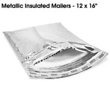 Metallic Insulated Mailer for Cold Shipping 1x Pouch - 12 x 16"  Uline S-18307