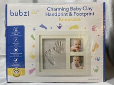 Bubzi Co Clay Handprint Footprint Kit  Photo Frame Baby Newborns Keepsake NIB