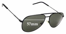 SFx Replacement Sunglass Lenses Fits Saint Laurent Classic Ii - 57mm Wide