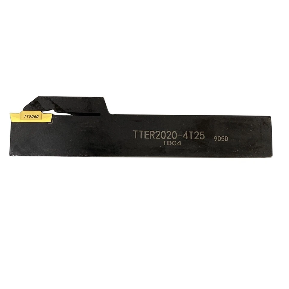 TTER2020-4T25 3mm Width 20mm External Grooving Tool Holder + 10Pcs TDXU 4E-0.4 - Image 4 of 4