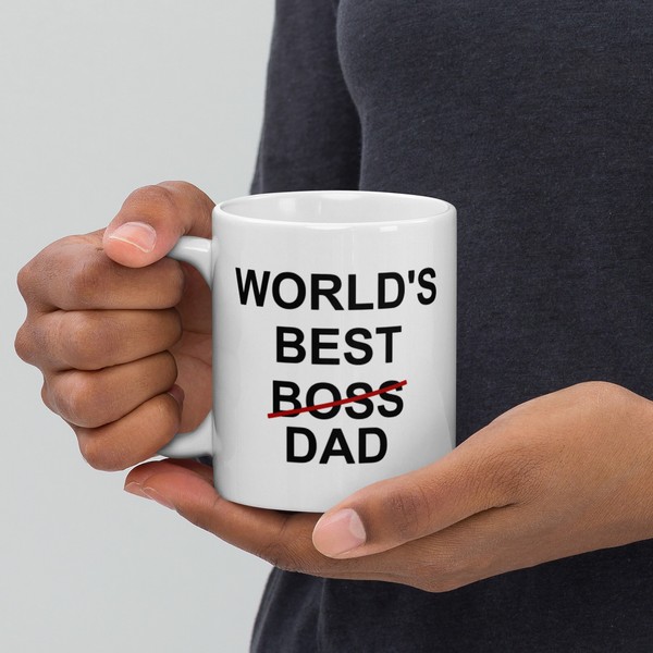 Tazza a tema The Office personalizzata per la festa del papà World's Best Dad