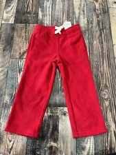 Gymboree Nwt Mix N Match Super Soft Red Fleece Pants Boys 2t