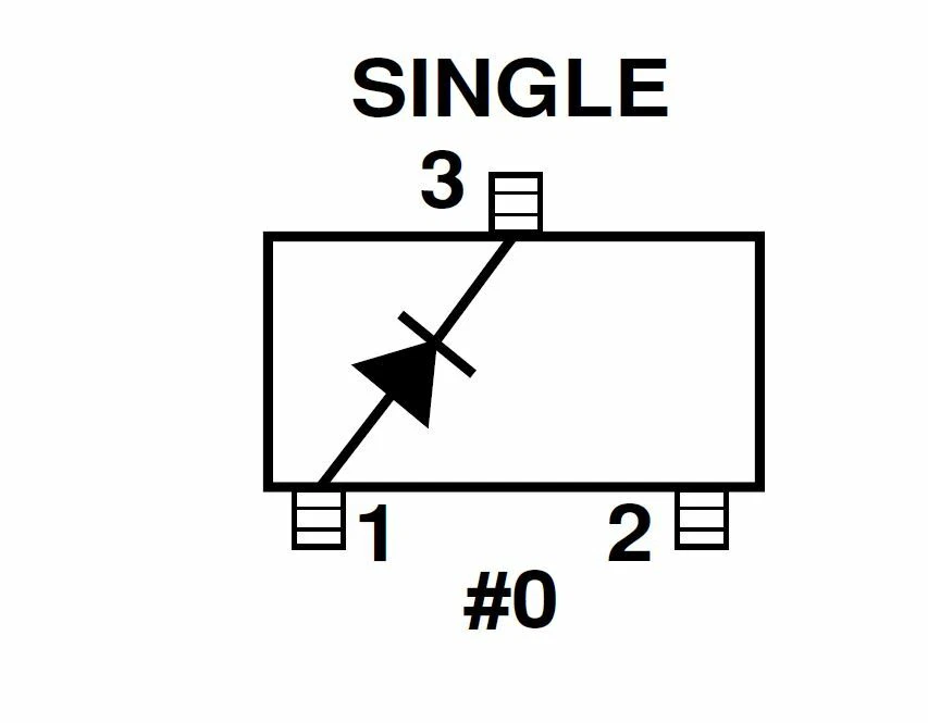 Detector/mezclador Avago/HP SOT-23 SMT diodo RF Schottky Agilent HSMS-2810 (x10) Foto 2 de 2